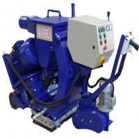 movable highway concrete treatment floor shot blasting machine