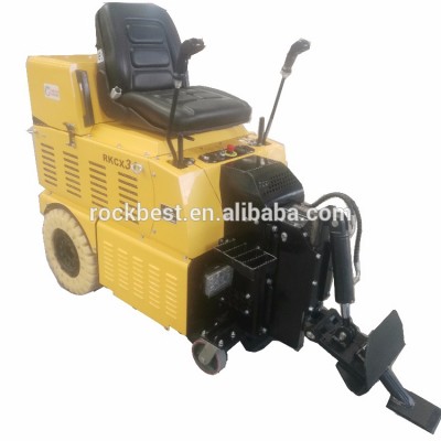 Tile floor stripping machine