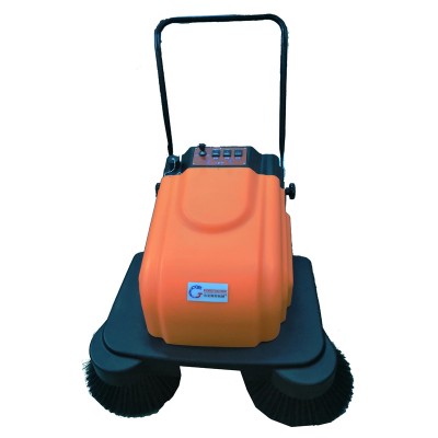 walk behind power brush sweeper