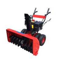 Small Hand Snow Sweeper Walk Behind Brush Sweeper Snow Plow Snow Thrower For Sale